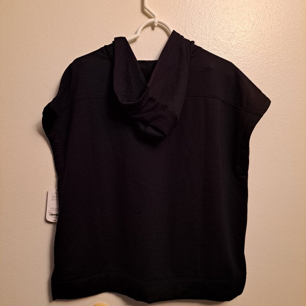 NWT Xersion Short Sleeve Hooded Fleece lined Shirt With Pockets - Picture 7 of 9